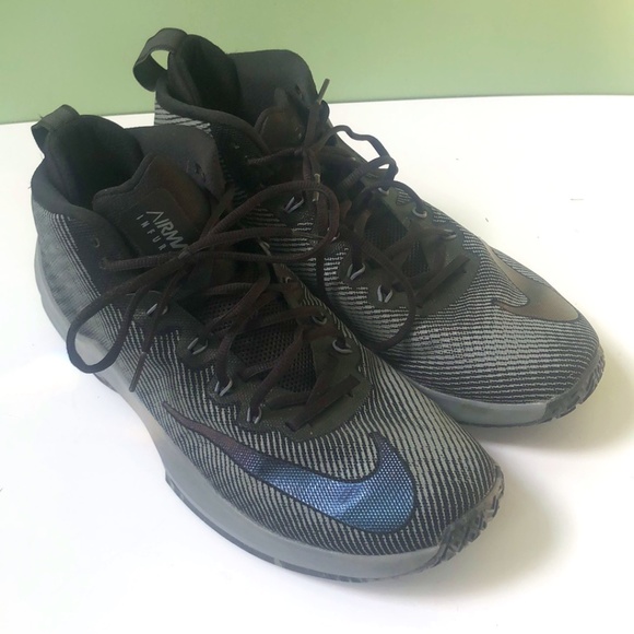 Nike Other - Nike Air Max Infuriate Mid Grey Basketball Shoes